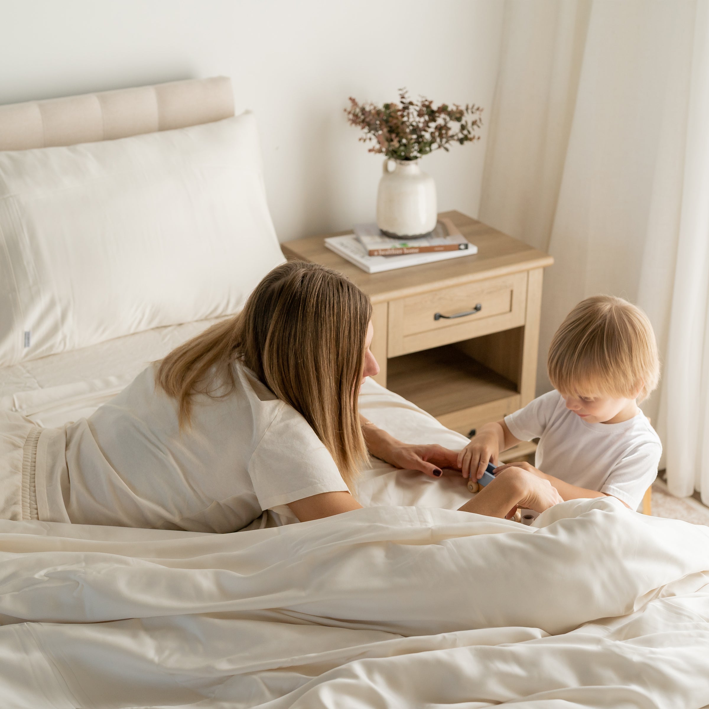 Ivory Moon Duvet Cover #color_ivory-moon