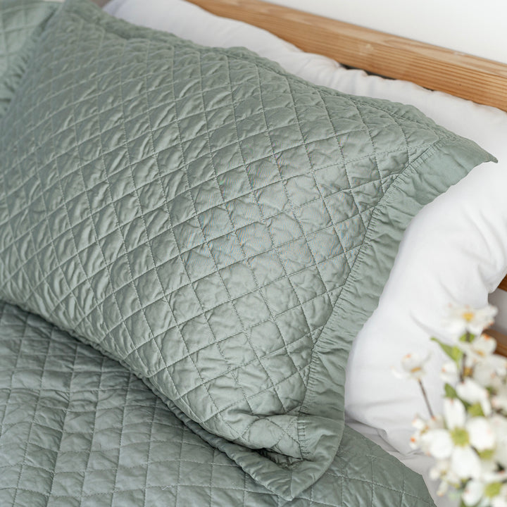 Evening Sage Bamboo Pillow Sham #color_evening-sage