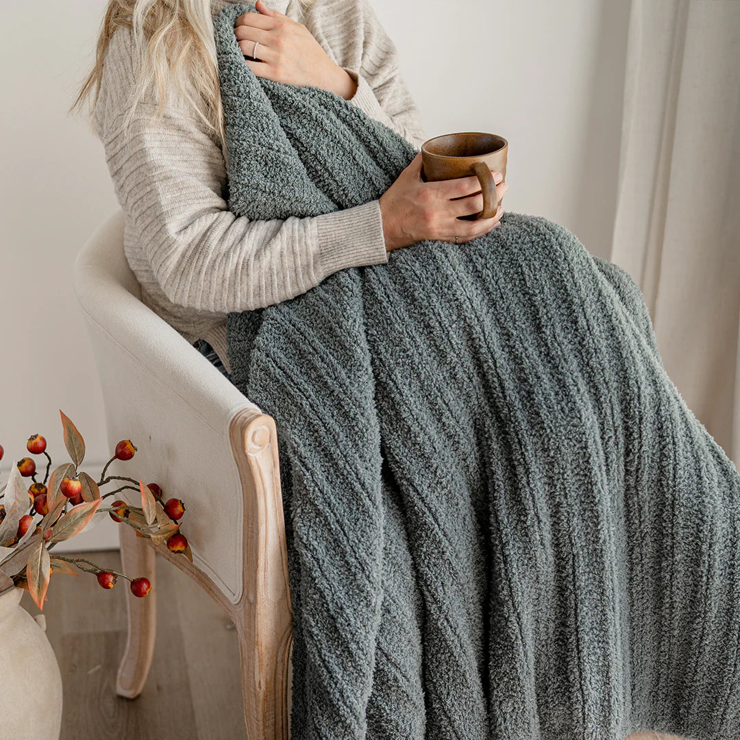 Simply Organic Bamboo Plush Blanket | Snuggly Soft Comfort