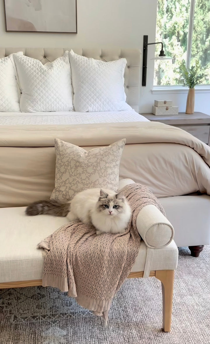 White Cloud Bamboo Pillow Sham #color_white-cloud