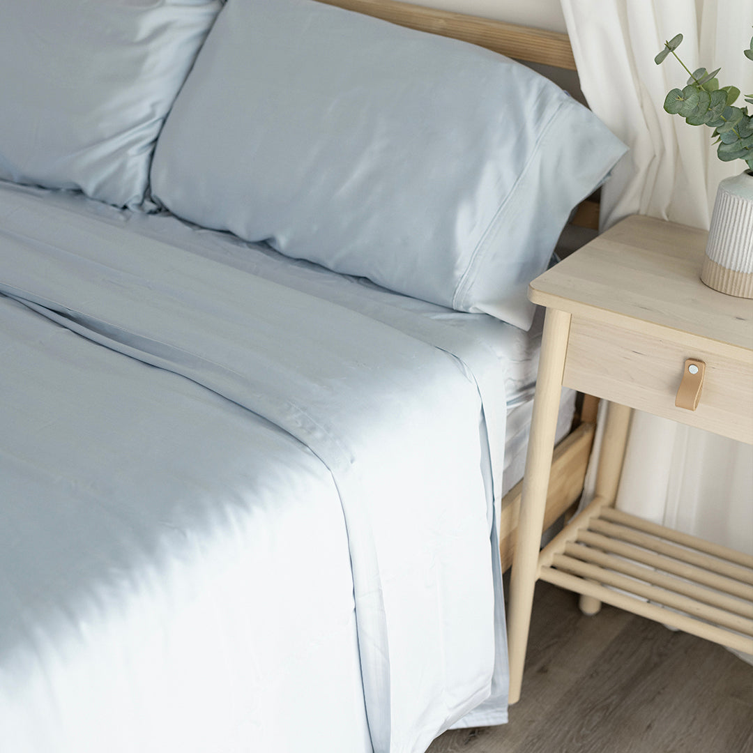 Blue Mist Duvet Cover #color_blue-mist