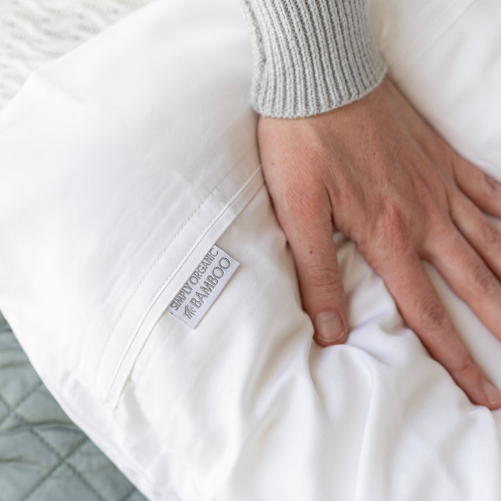 White Cloud Pillowcase Set #color_white-cloud