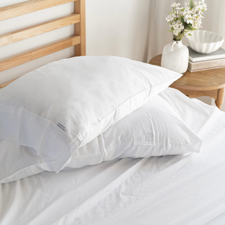 White Cloud Pillowcase Set #color_white-cloud