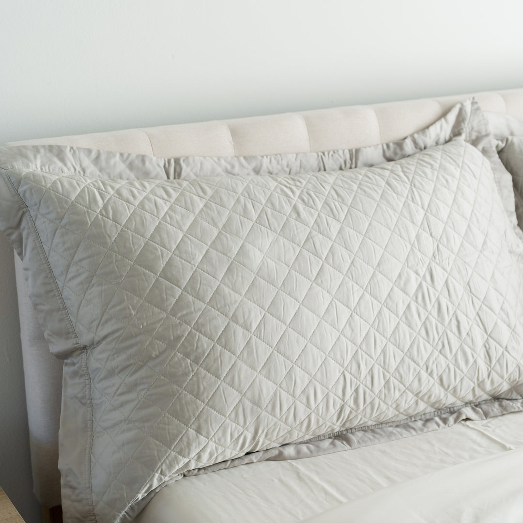 Silver Dream Bamboo Pillow Sham #color_silver-dream