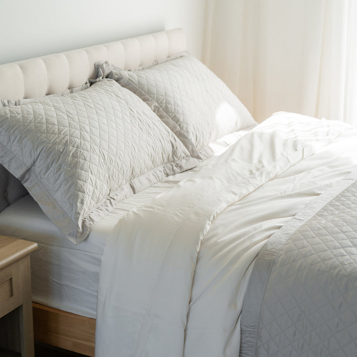 Silver Dream Bamboo Pillow Sham #color_silver-dream