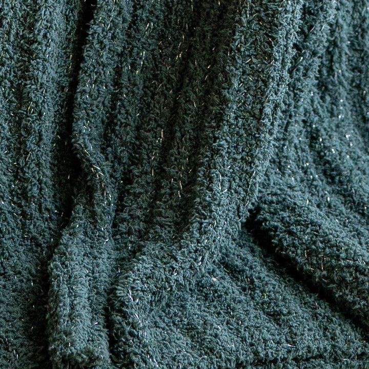 Green Plush Blanket #color_sparkling-spruce