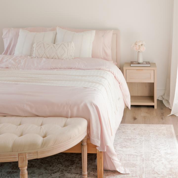 Pink Petal Duvet Cover 
