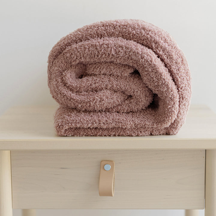 Cranberry Plush Blanket #color_rosewood