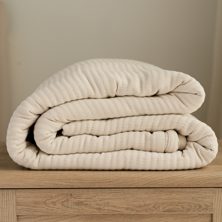 Warm Sand Bamboo Coverlet 