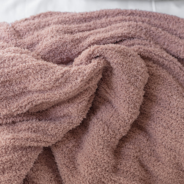 Cranberry Plush Blanket #color_rosewood