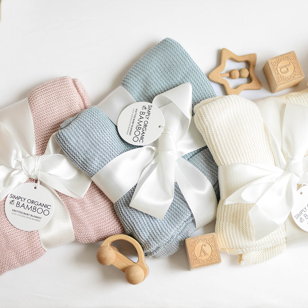Simply Organic Bamboo Baby Blanket Gentle Hypoallergenic