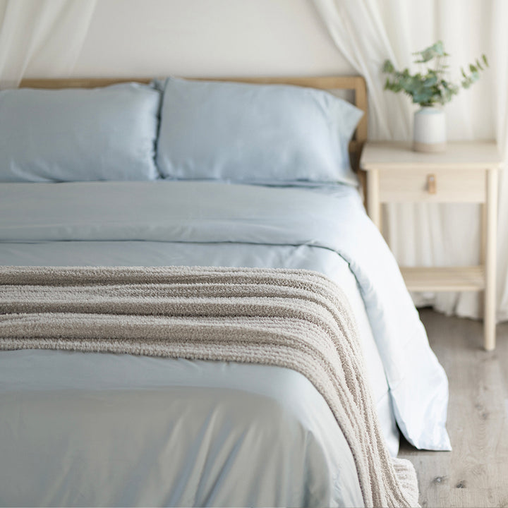 Fresh Sage Duvet Cover #color_blue-mist