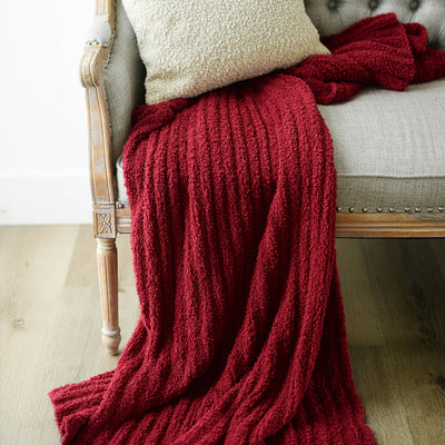 Cranberry Plush Blanket #color_cranberry