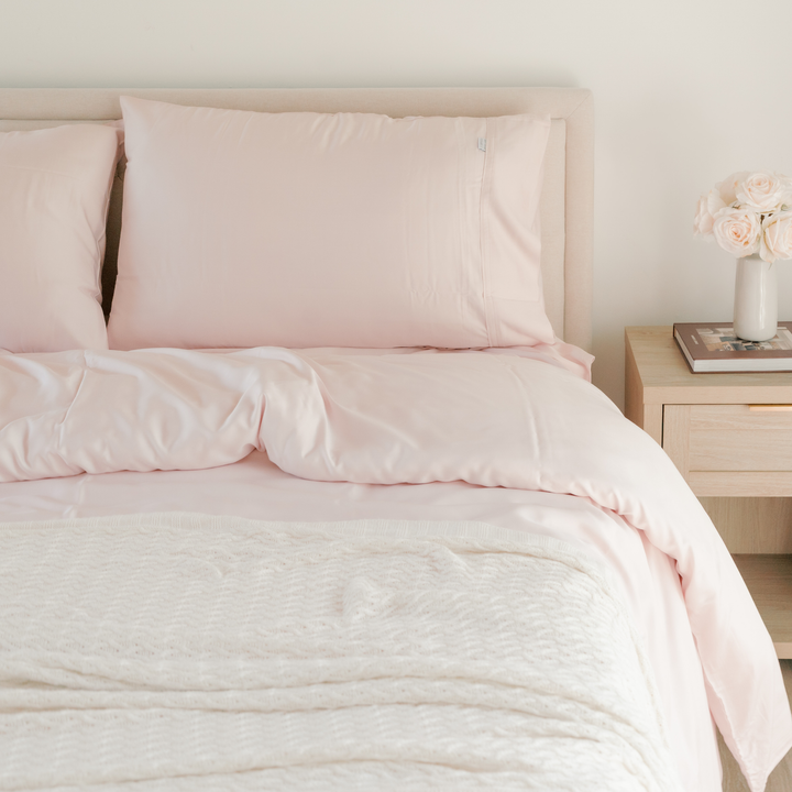 Pink Petal Duvet Cover 