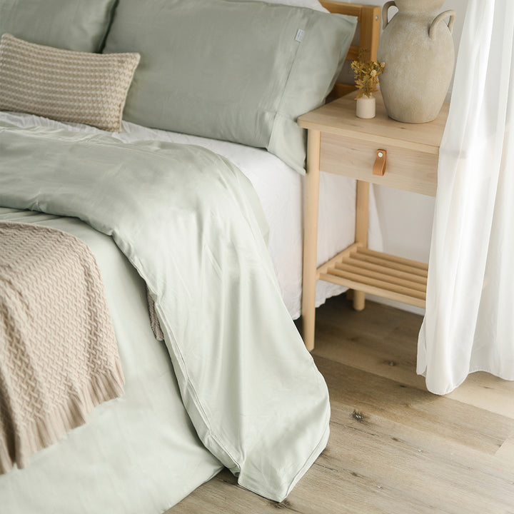 Fresh Sage Duvet Cover #color_fresh-sage