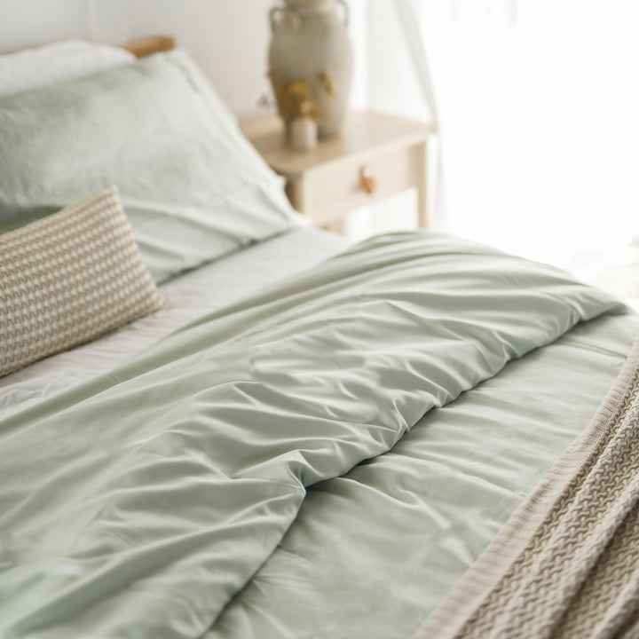 Fresh Sage Duvet Cover #color_fresh-sage