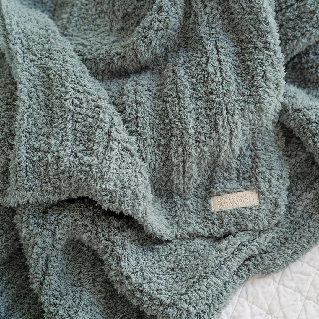 Blue Plush Blanket #color_forest