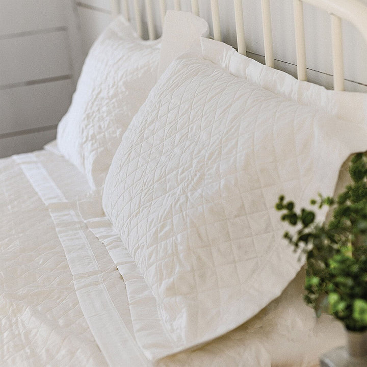 White Cloud Bamboo Pillow Sham #color_white-cloud