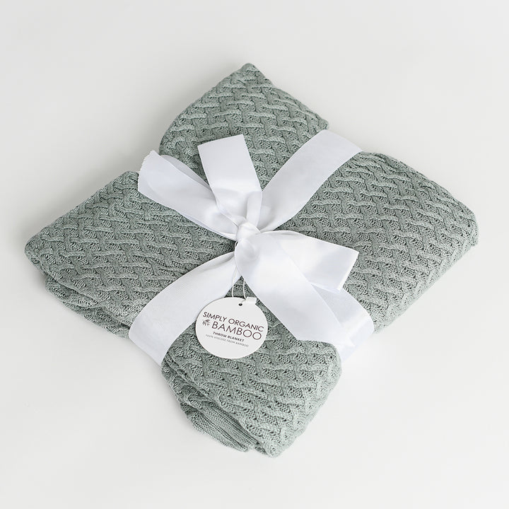 Green Sage Throw Blanket #color_green-sage