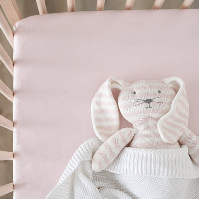 Pink Whisper Crib Sheet #color_pink-whisper